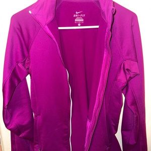 Nike Dry Fit Zip Up Fuchsia